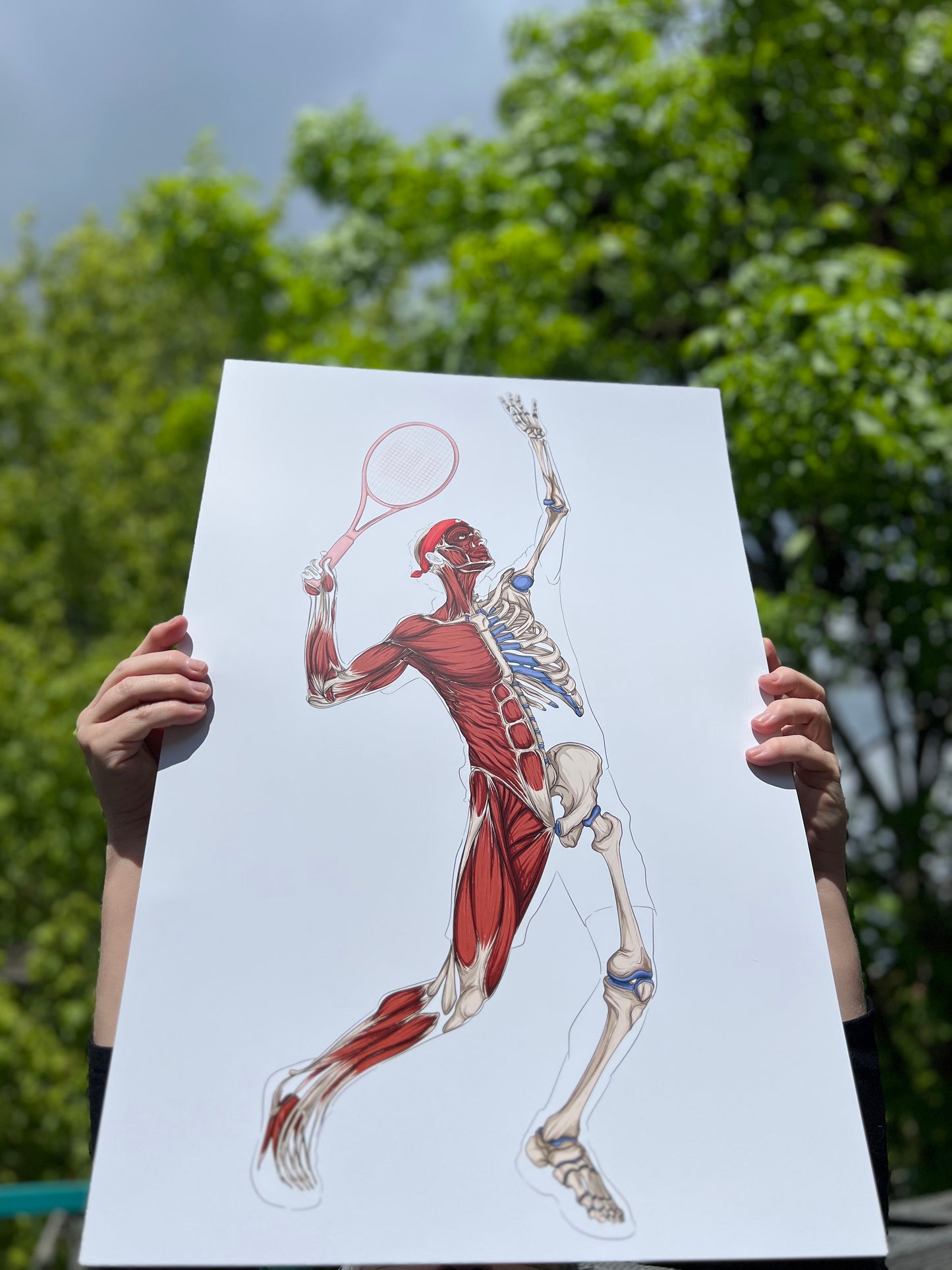 Écorché anatomique du tennisman - ÉDITION LIMITÉE